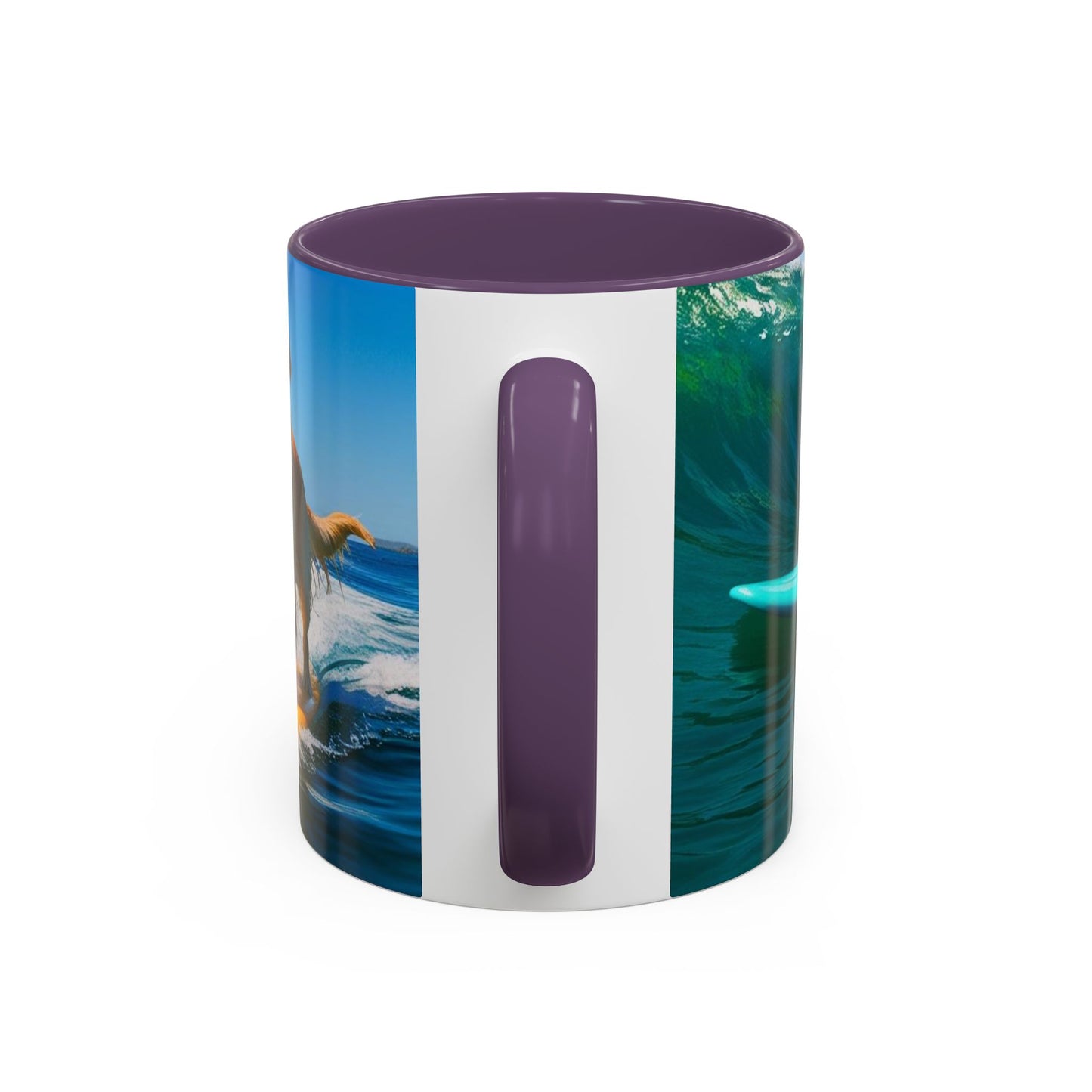 Mug à café Surf Dogs Accent - Cadeau idéal pour les amoureux des chiens