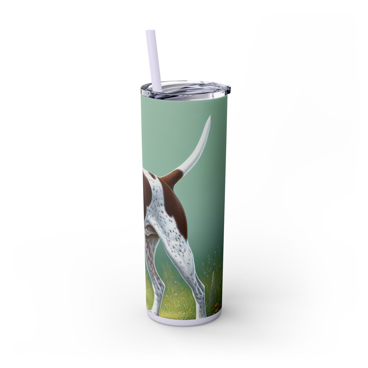 Pointer Skinny Tumbler with Straw, 20oz
