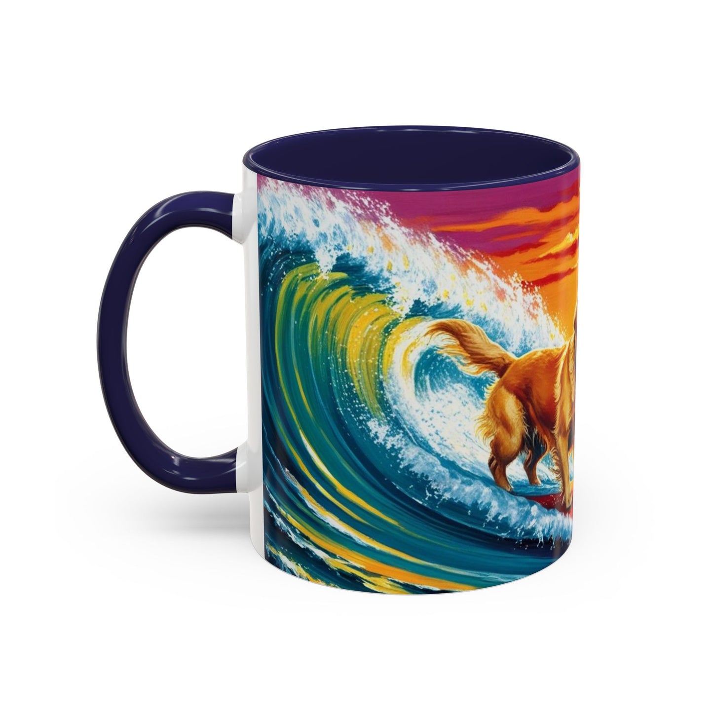Taza de café con detalles de Surf Dogs: el regalo perfecto para los amantes de los perros