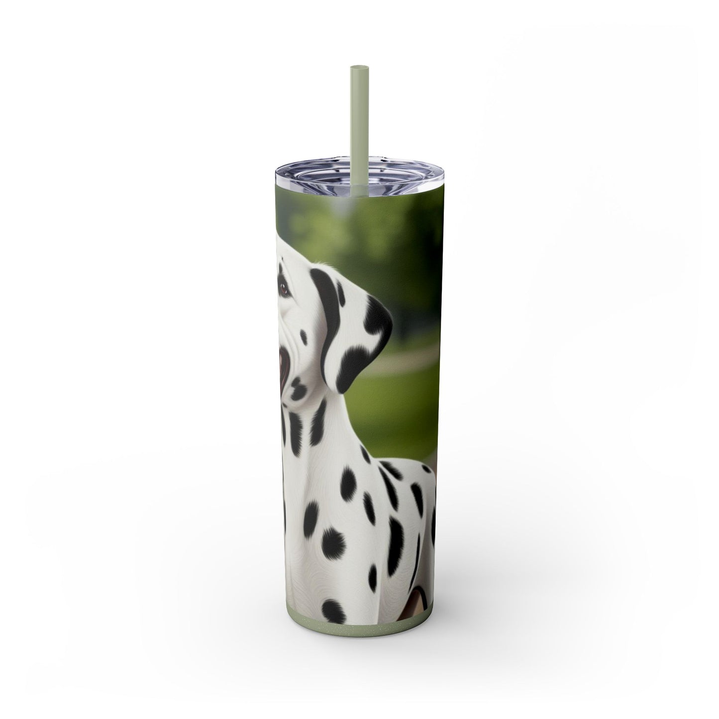 Skinny Tumbler with Straw – 20 oz Stainless Steel Cup