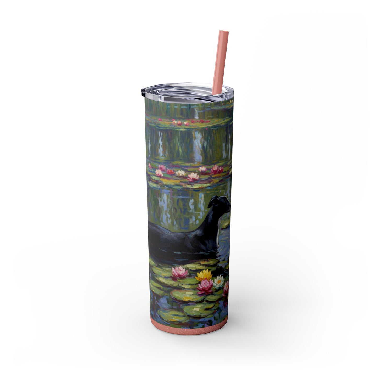 Vaso para galgos con pajita, 20 oz