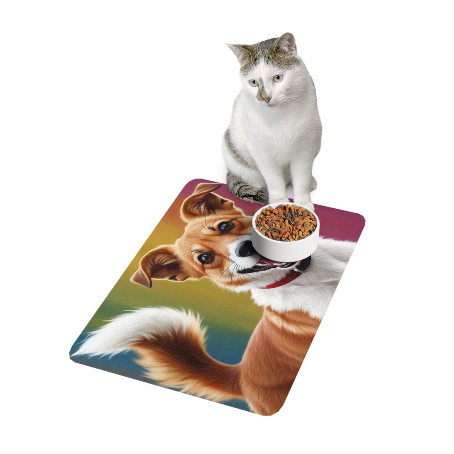 Pet Food Mat (12x18) - Fox Terrier