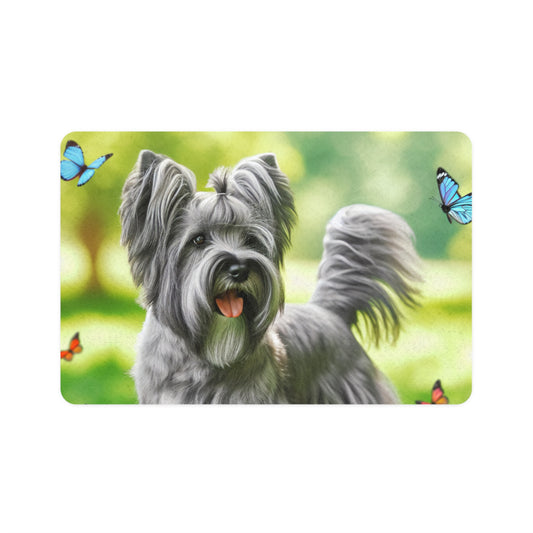 Pet Food Mat (12x18) - Skye Terrier