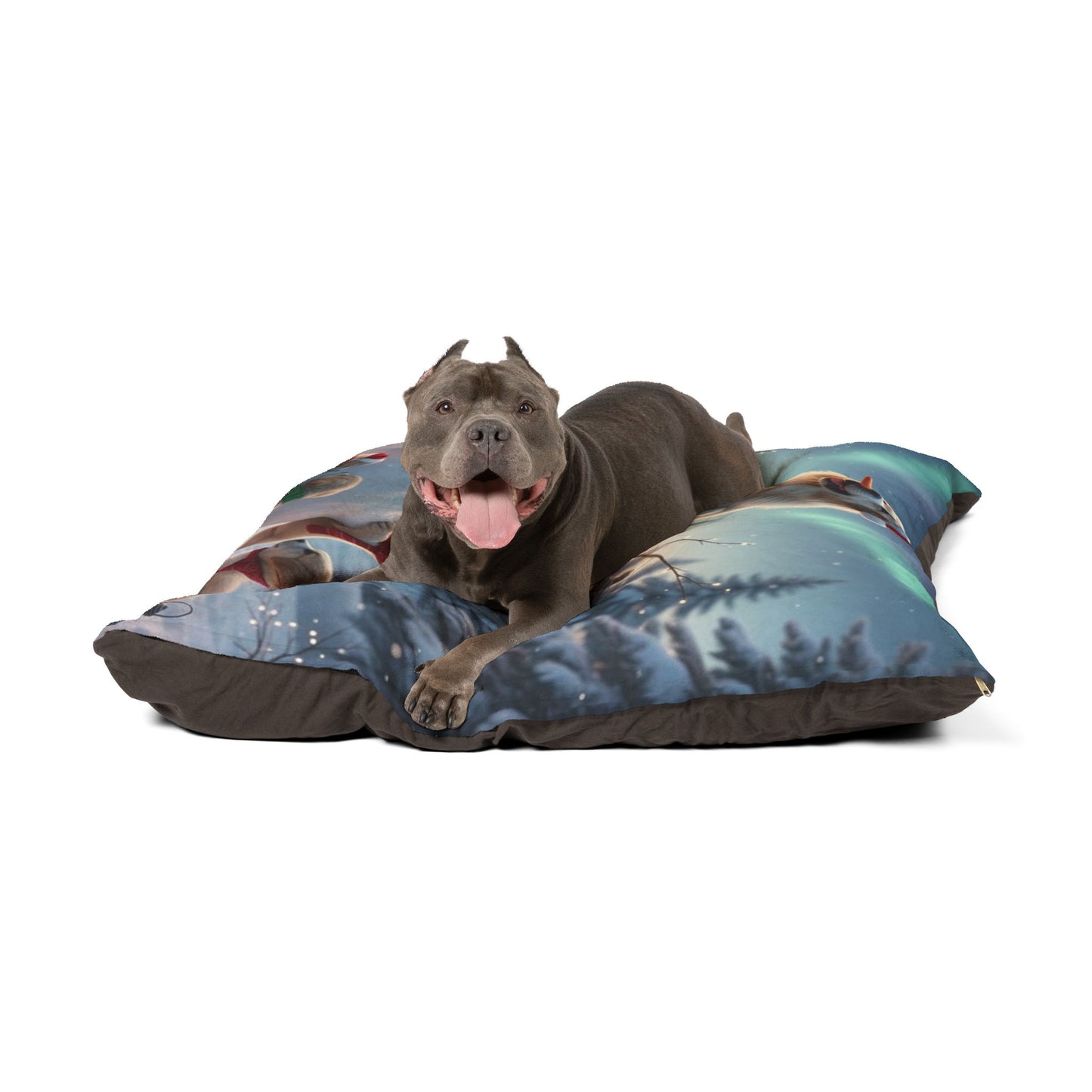 Holiday Snowman Dog Pet Bed