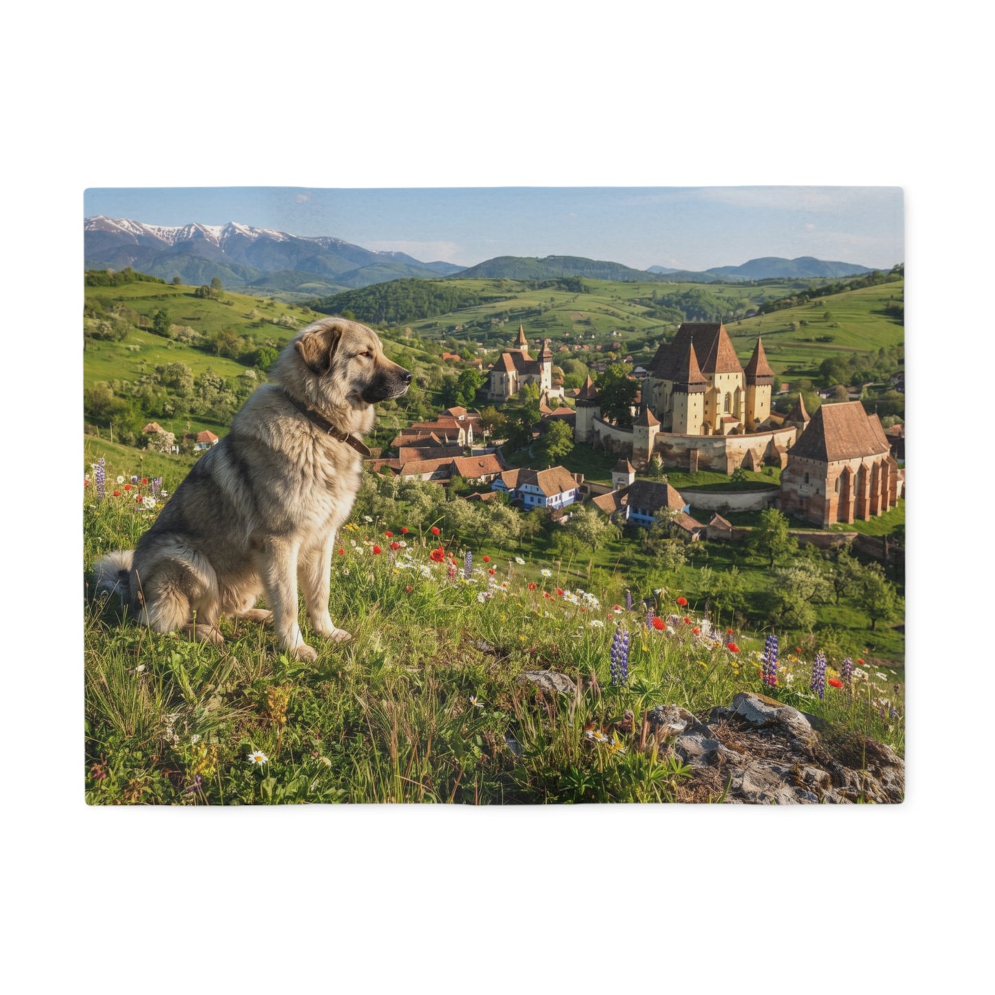 Romanian Carpathian Shepherd Dog Blanket
