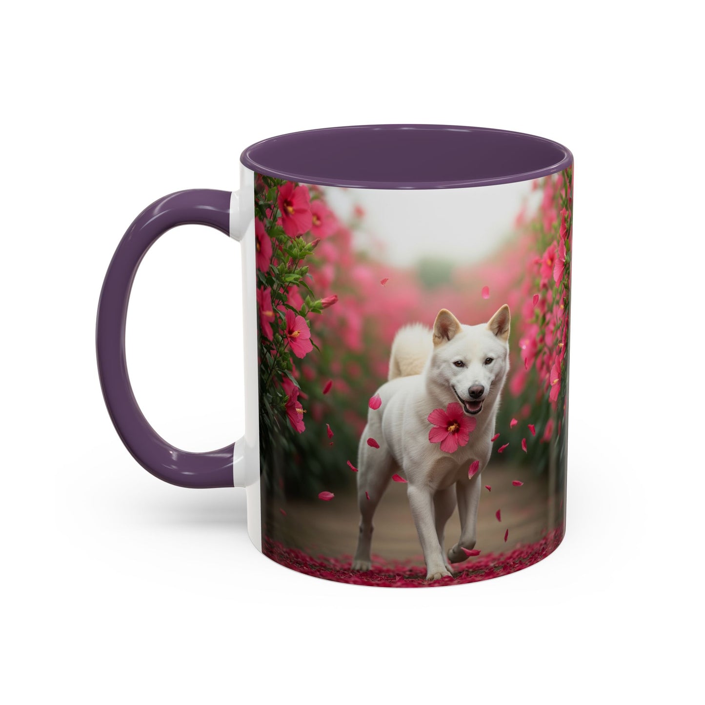 Taza de café con diseño de perro Jindo coreano: el regalo perfecto para los amantes de los perros.