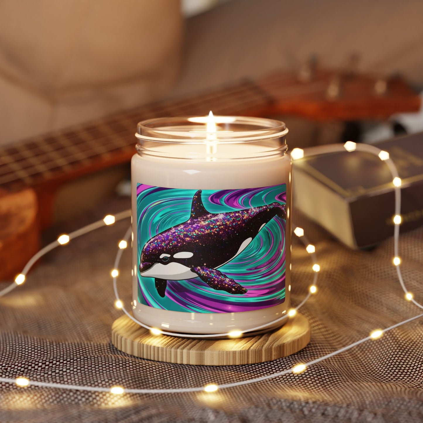 Psychedelic Orca- Scented Soy Candle, 9oz