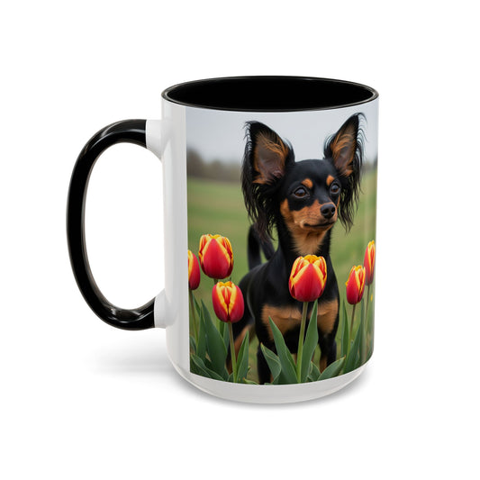 Russian Toy Dog Accent Coffee Mug - Perfect Gift for Dog Lovers