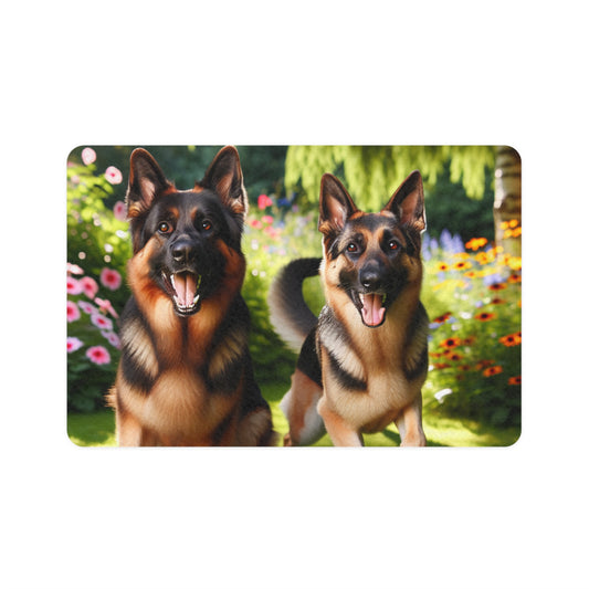 Pet Food Mat (12x18) - German Shepherd