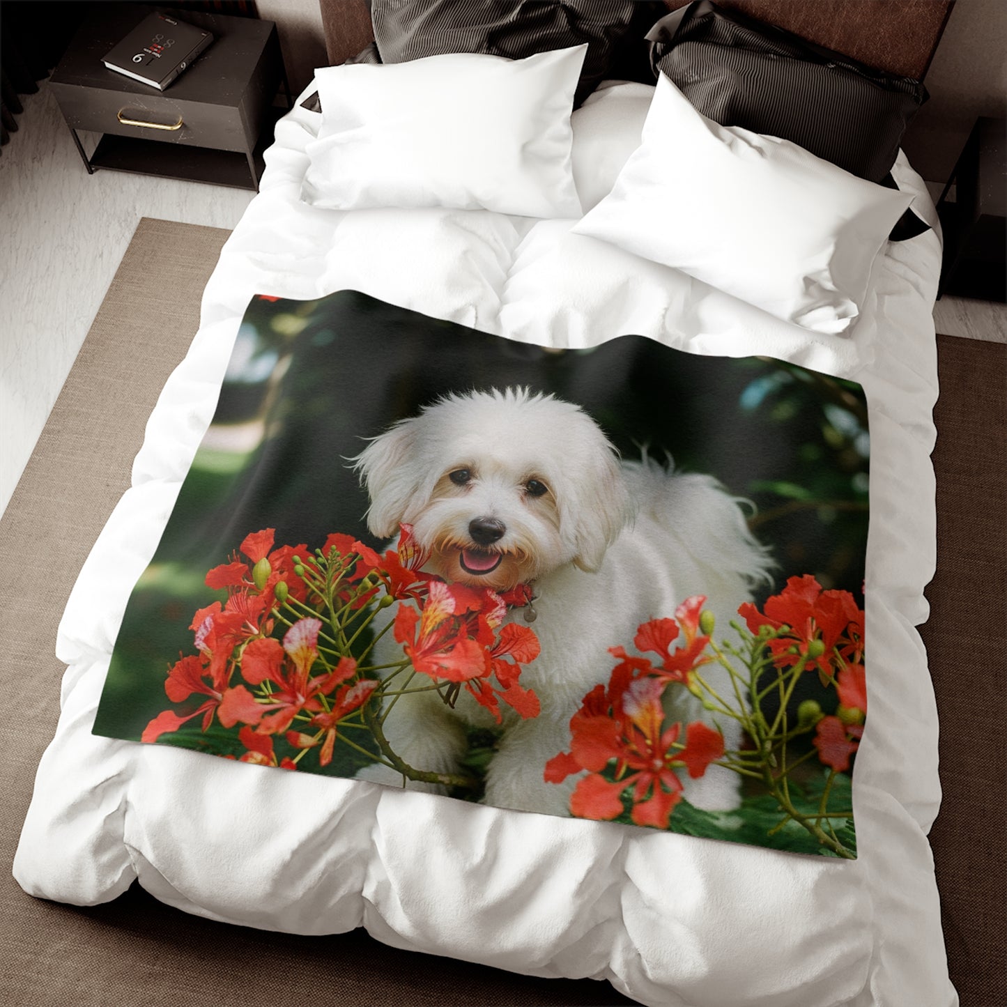Coton de Tulear Sweatshirt Blanket