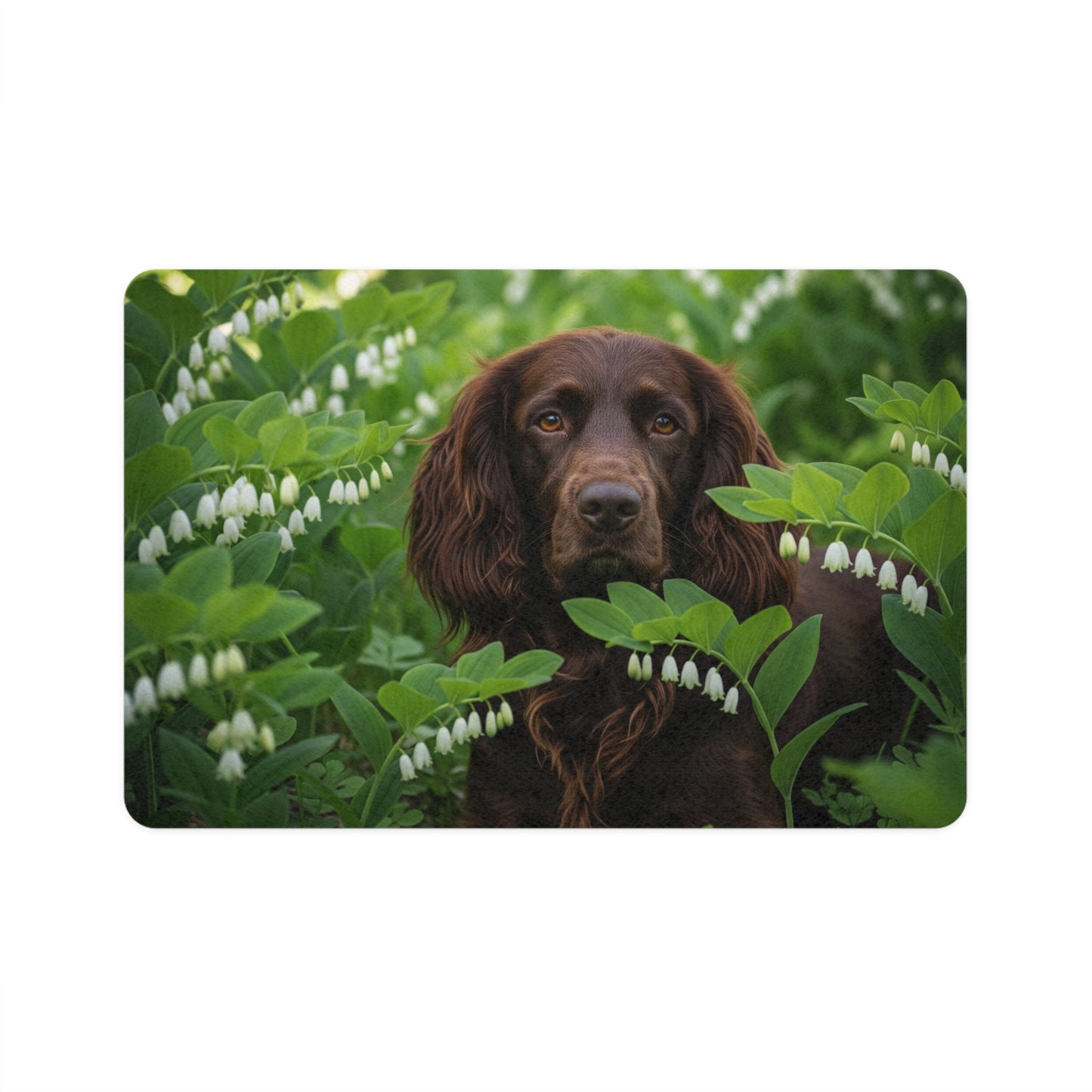 Pet Food Mat (12x18) - Field Spaniel