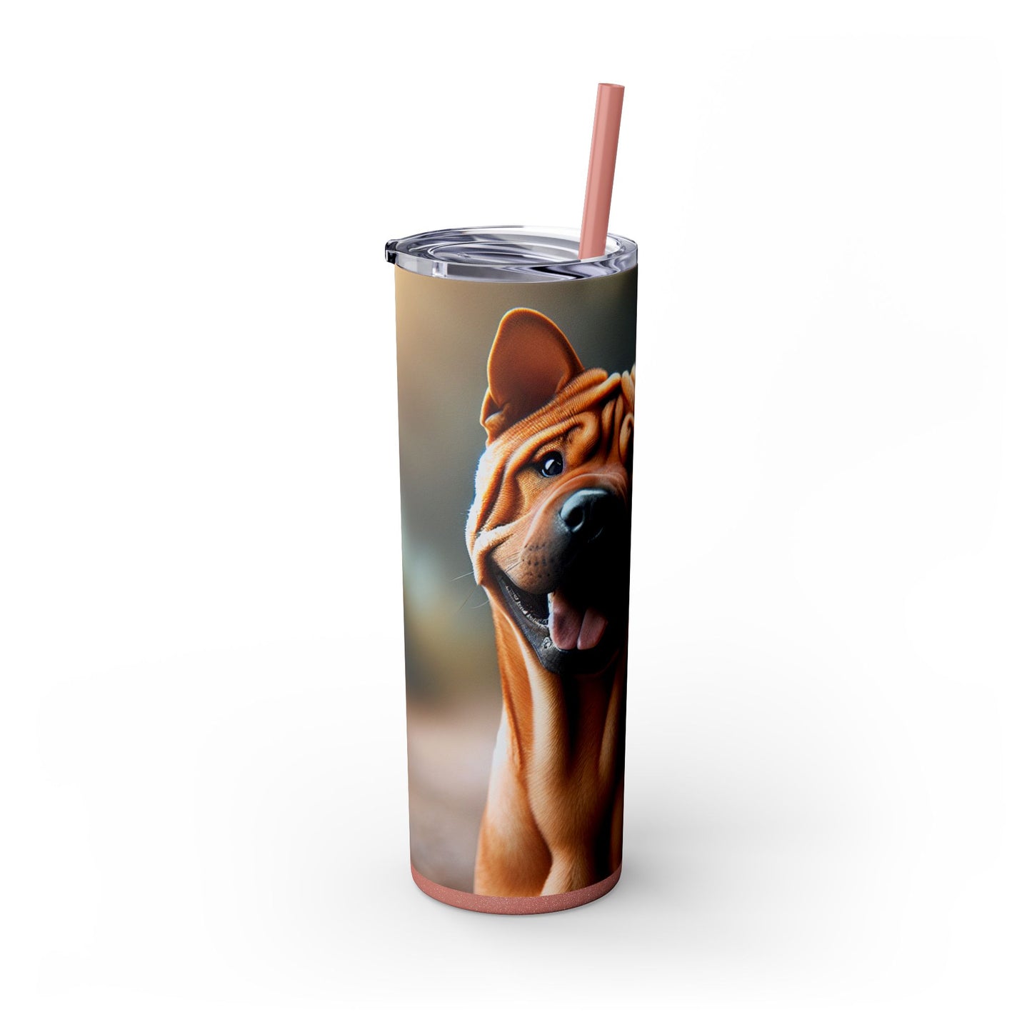 Gobelet isotherme de Chongqing (Chine) avec paille, 590 ml (20 oz).