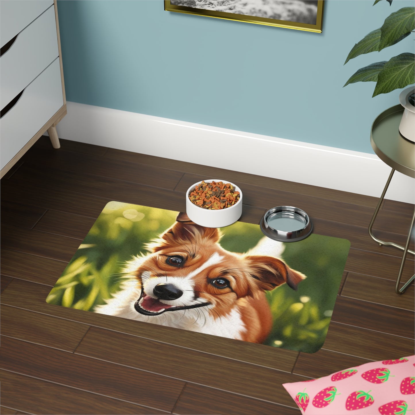 Pet Food Mat (12x18) - Fox Terrier