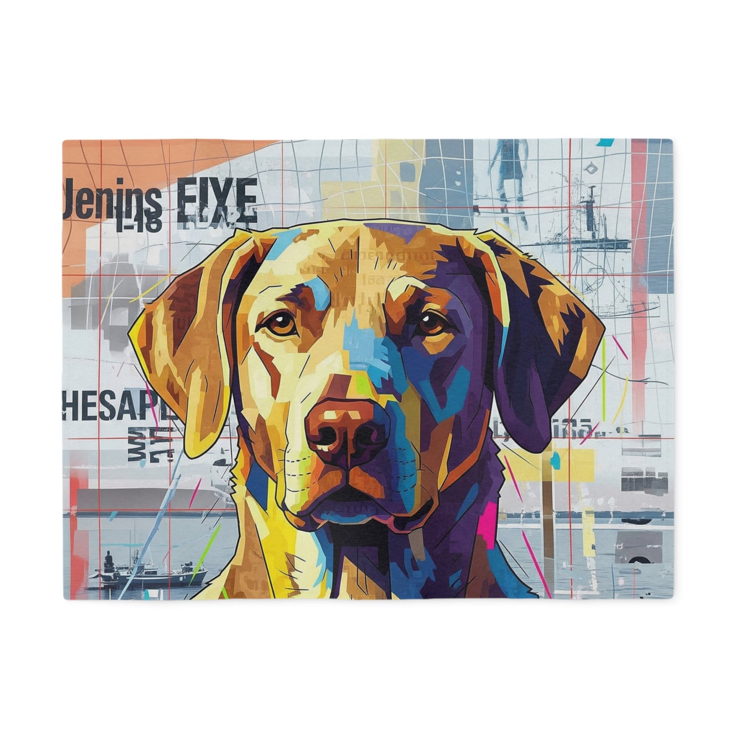 Chesapeake Bay Retriever Sweatshirt Blanket