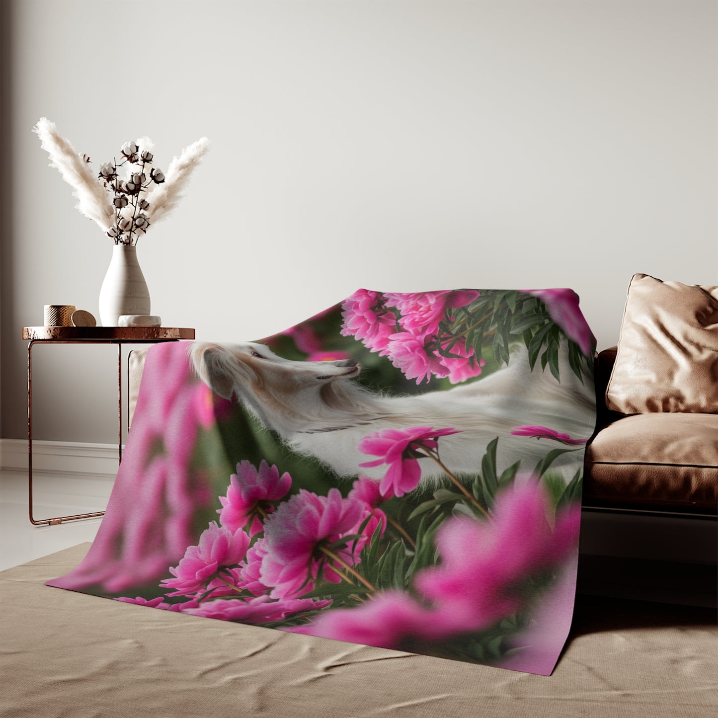 Borzoi Sweatshirt Blanket
