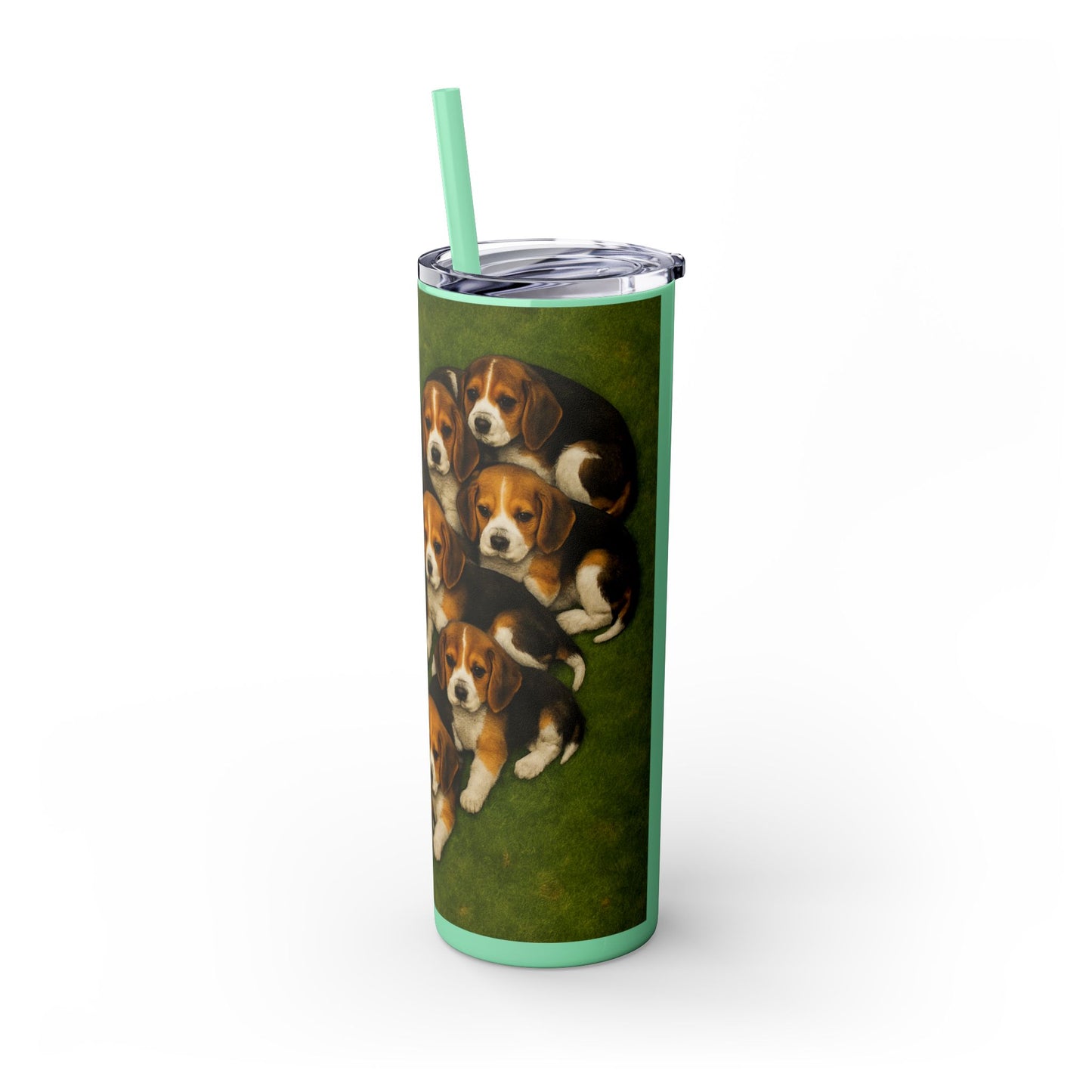 Beagle puppies Tumbler with Straw, 20oz