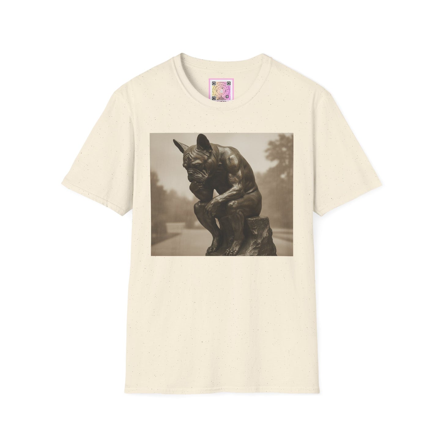 Canine Canvas Collection: Rodin Homage Tee Shirt