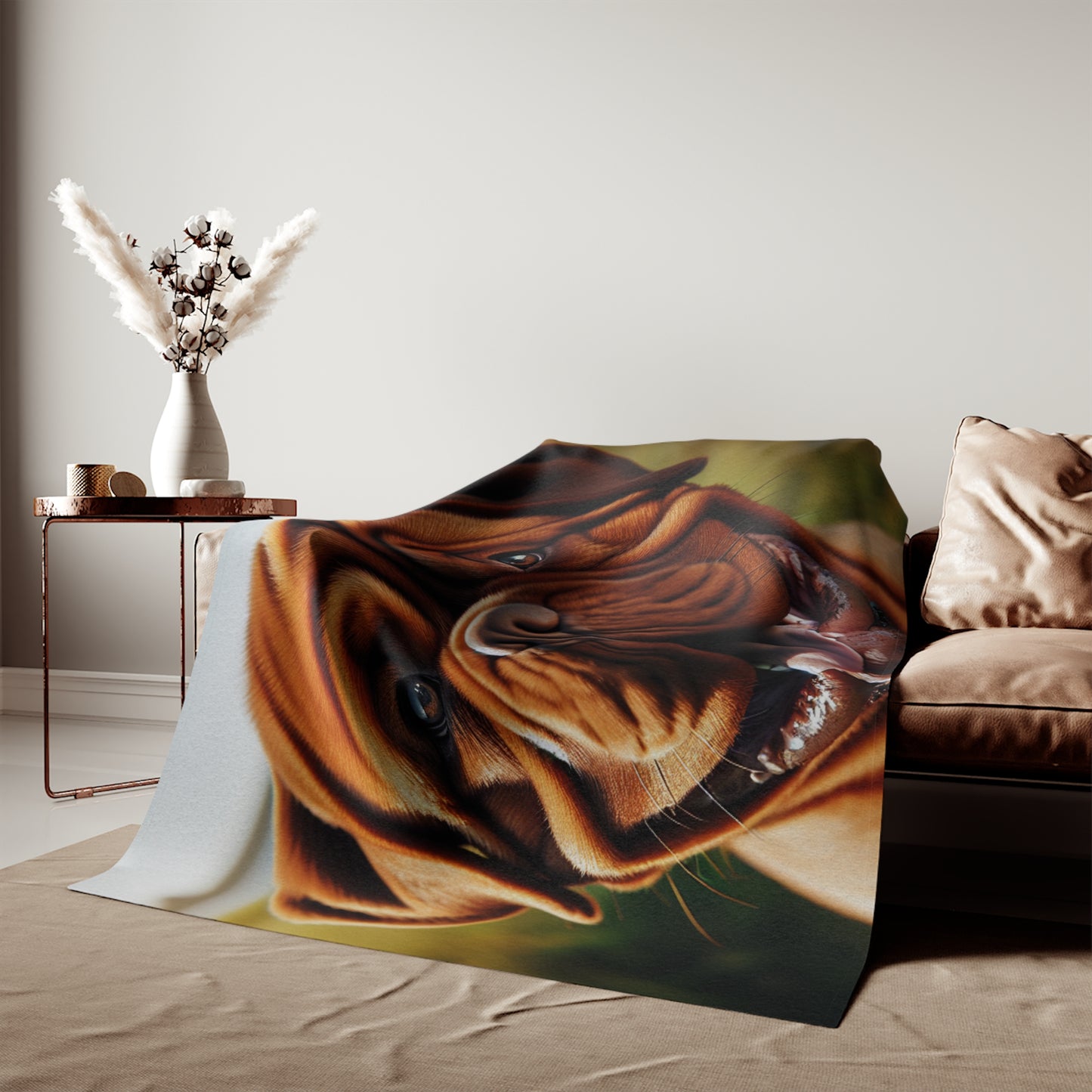 Dogue de Bordeaux Sweatshirt Blanket