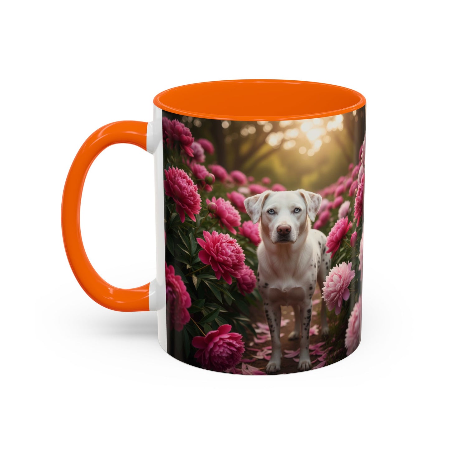 Catahoula Leopard Dog Accent Mug – Ceramic Coffee Cup