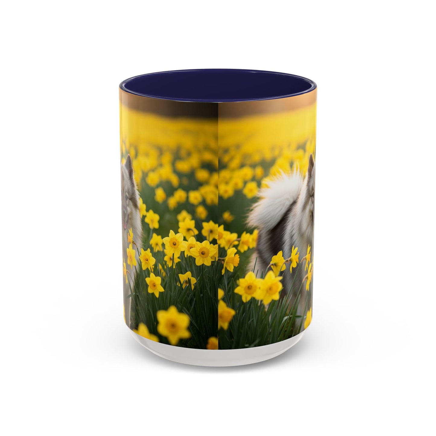 Taza con detalles de Keeshond: el regalo perfecto para los amantes de los perros