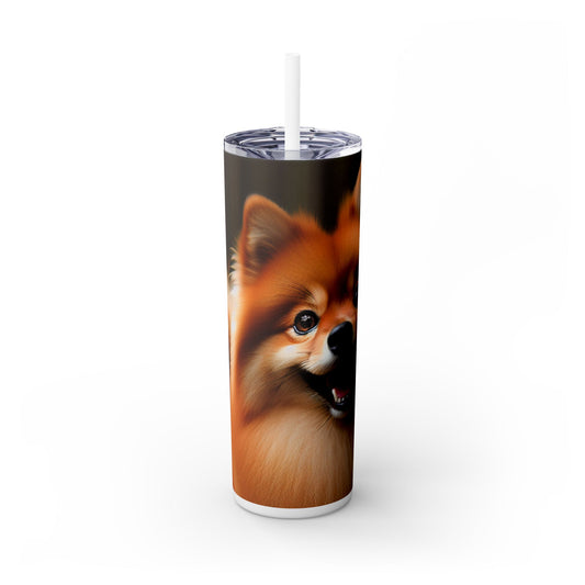Finnish Spitz Tumbler with Straw, 20oz