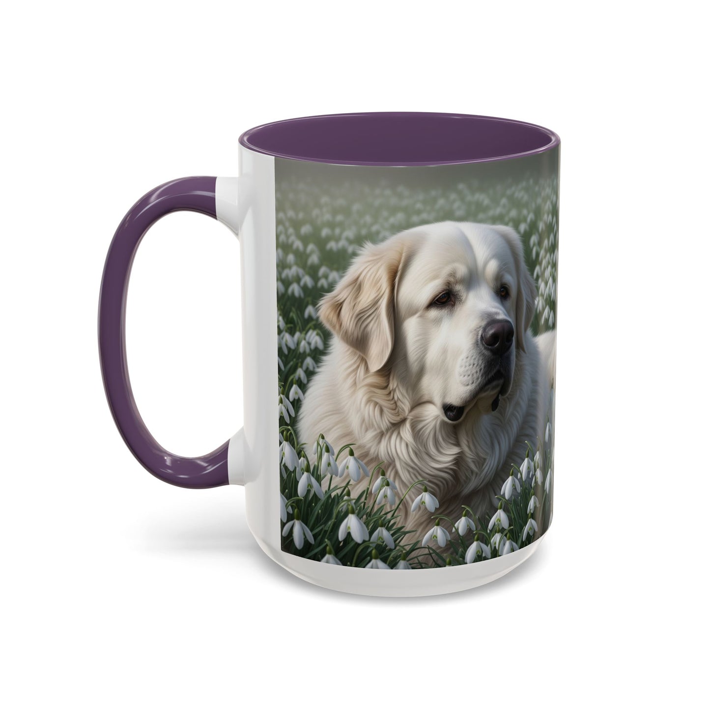 Mug à café avec motif de mastiff des Pyrénées - Cadeau idéal pour les amoureux des chiens