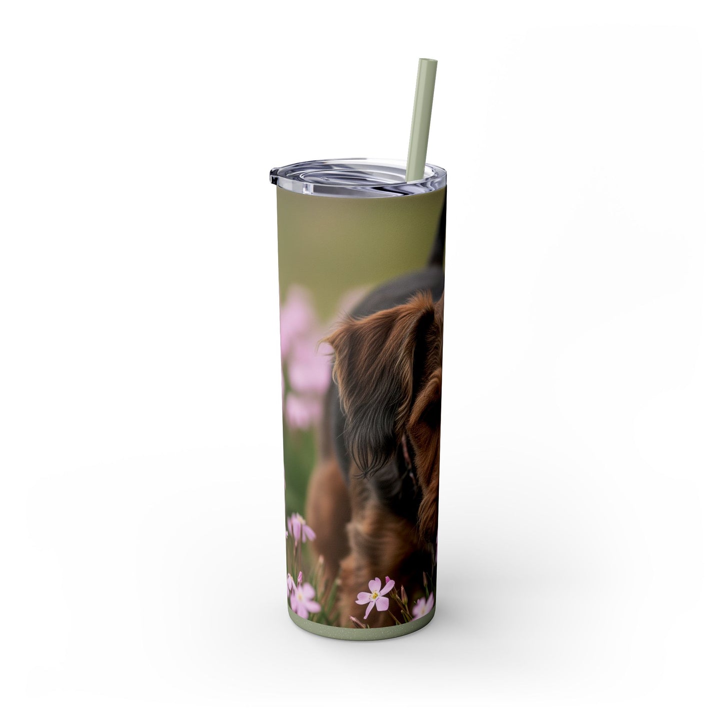 Gobelet isotherme Cesky Terrier avec paille, 590 ml