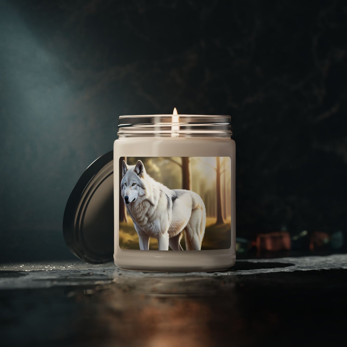 White Wolf- Scented Soy Candle, 9oz