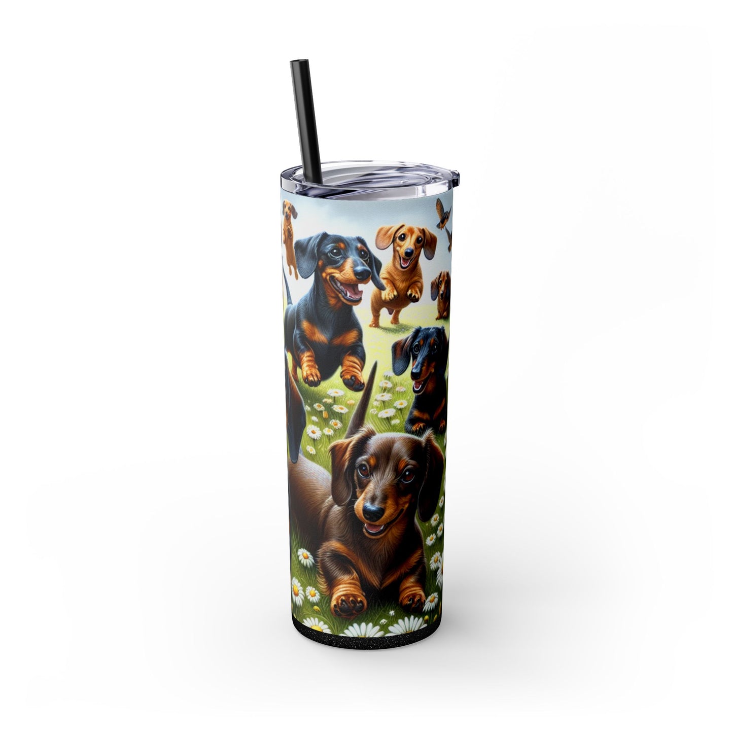 Dachshund with Straw, 20oz