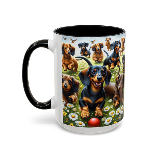 Dachshund Accent Coffee Mug - Perfect Gift for Dog Lovers