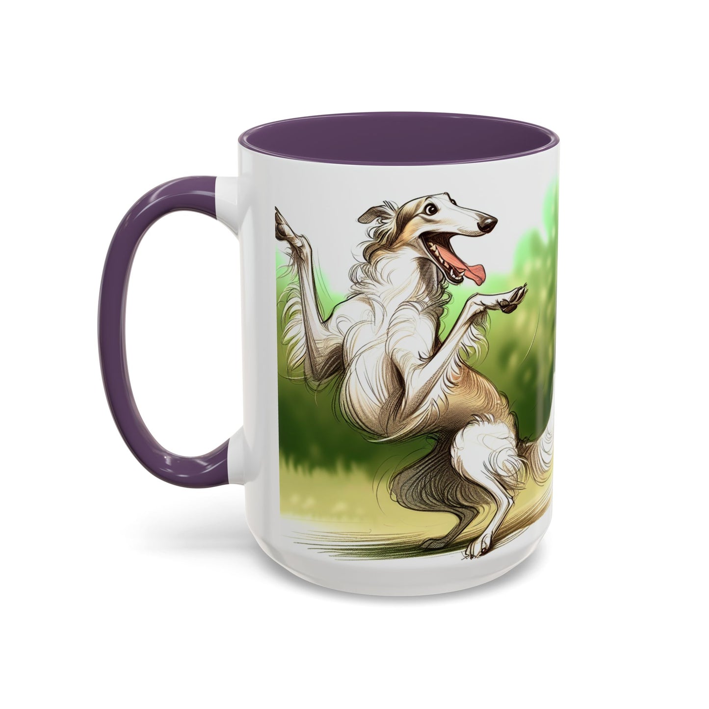 Borzoi Accent Coffee Mug - Perfect Gift for Dog Lovers