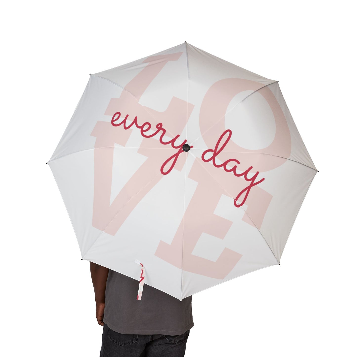 Love Every Day Semi-Automatic Foldable Umbrella
