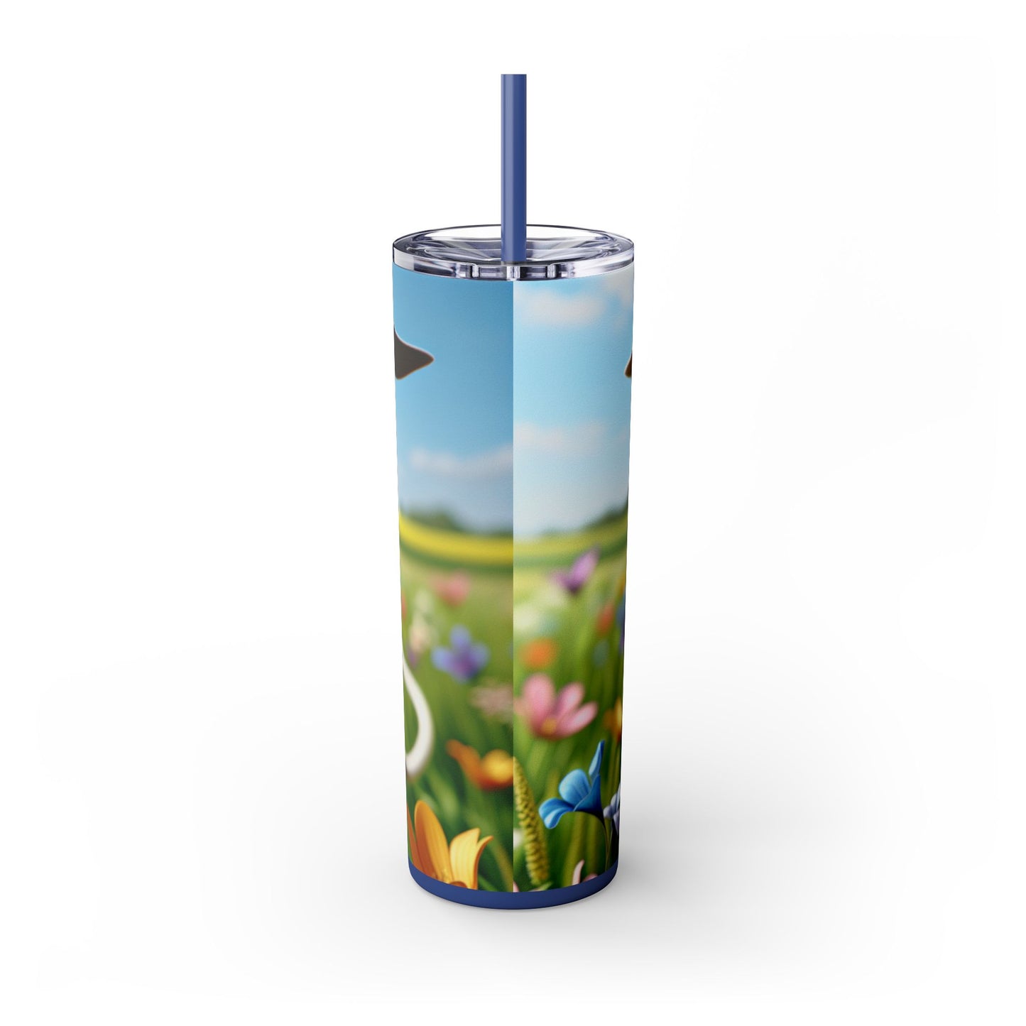 Whippet Skinny Tumbler with Straw, 20oz
