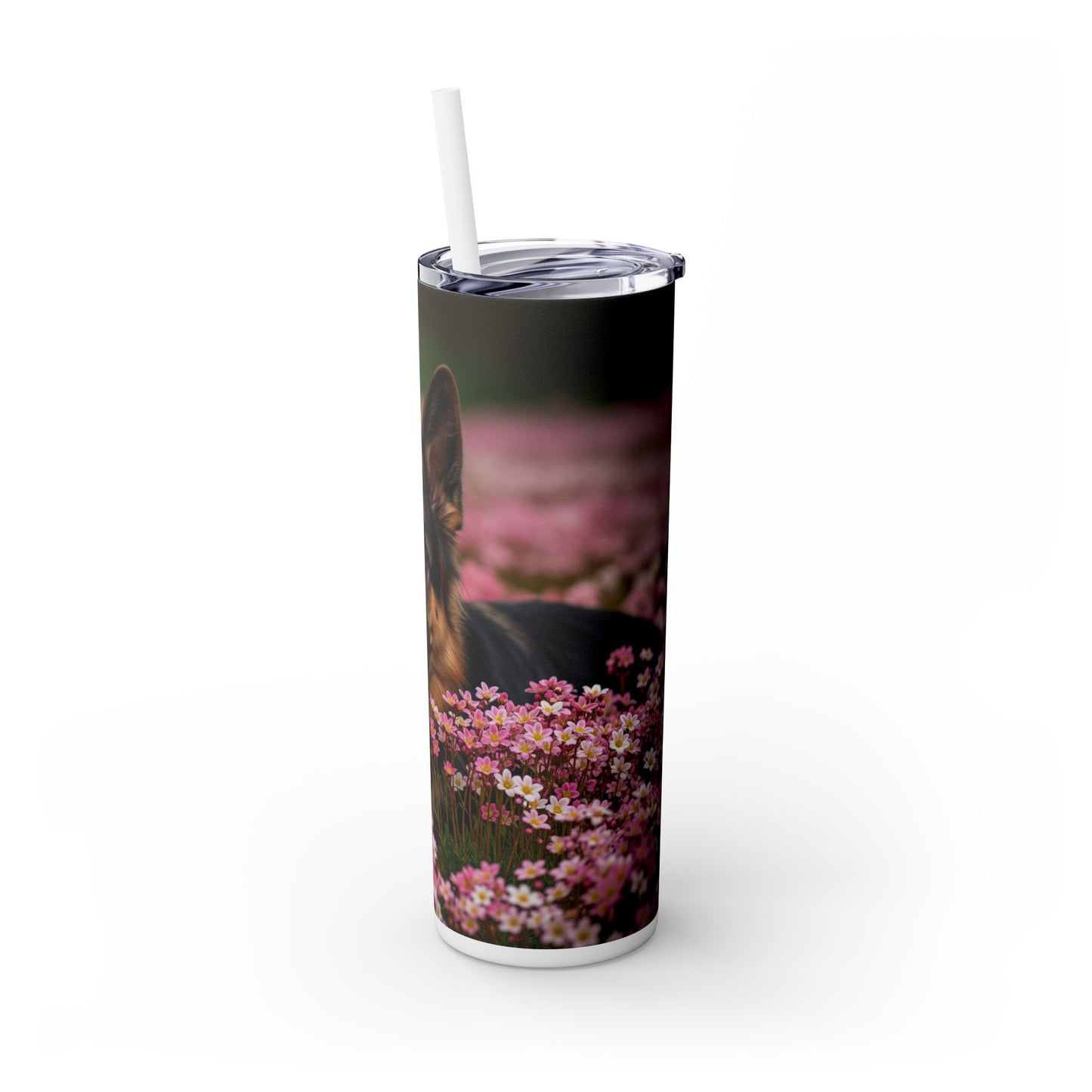 German Shepherd Tumbler with Straw, 20oz