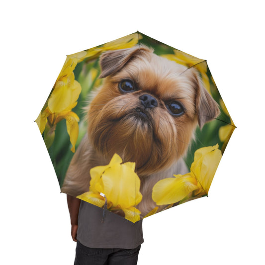 Silky Brussels Semi-Automatic Foldable Umbrella