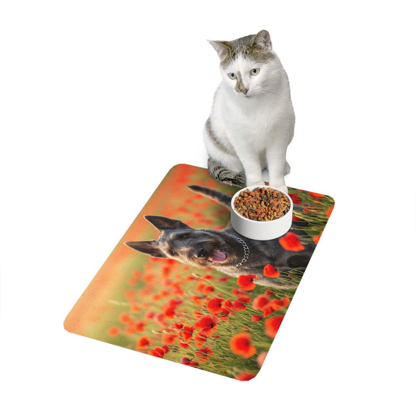 Pet Food Mat (12x18) - Bouvier des Ardennes