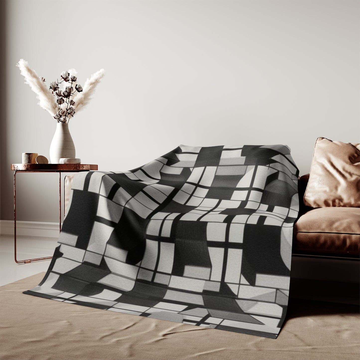 Sweat-shirt/couverture à illusion d'optique