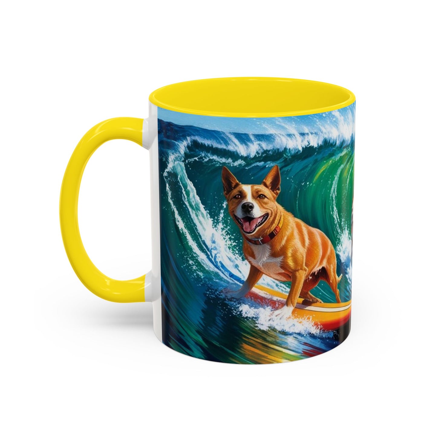 Taza de café con detalles de Surf Dogs: el regalo perfecto para los amantes de los perros