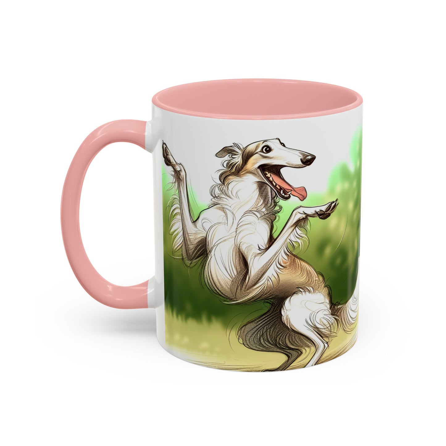 Borzoi Accent Coffee Mug - Perfect Gift for Dog Lovers