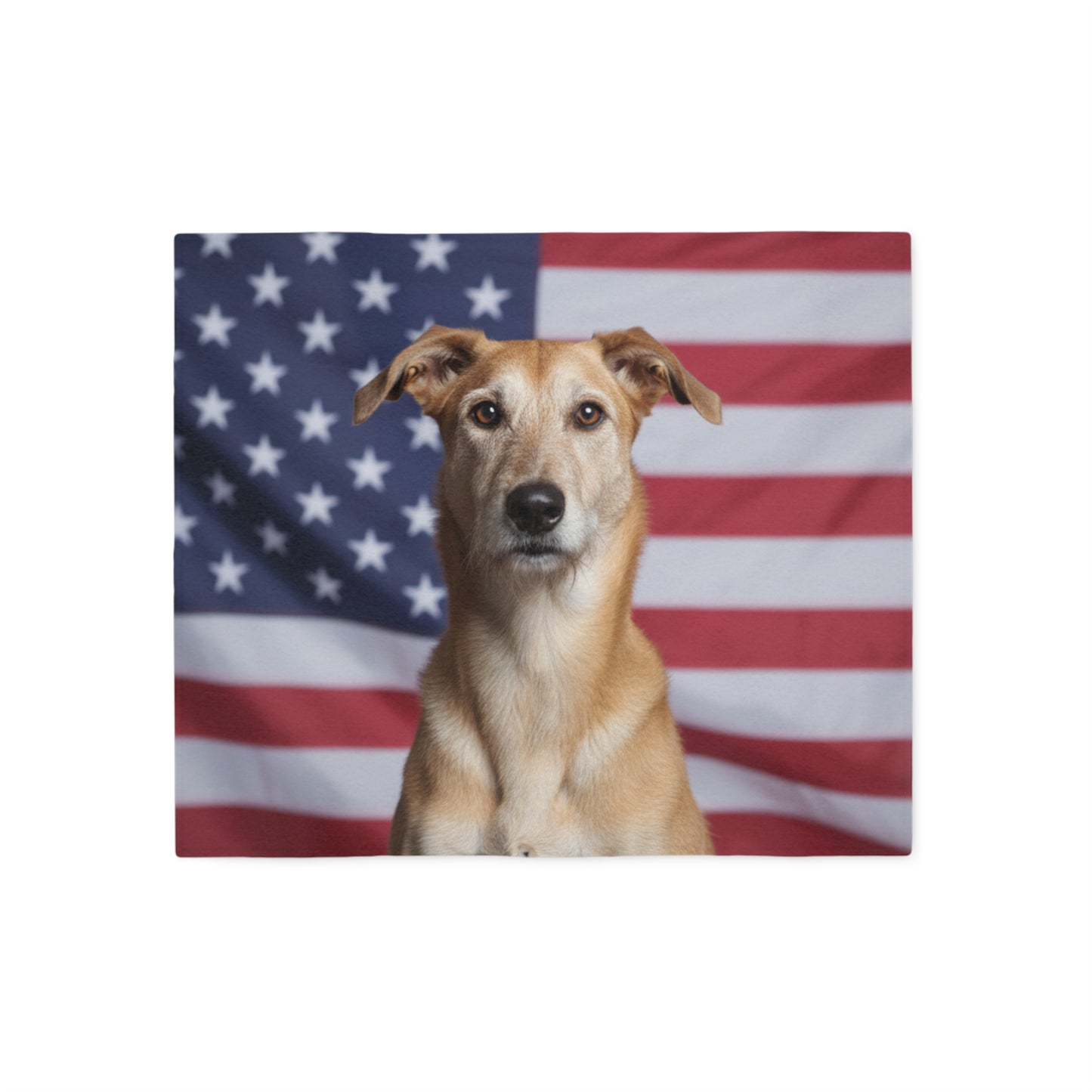 American Staghound Patriotic Blanket