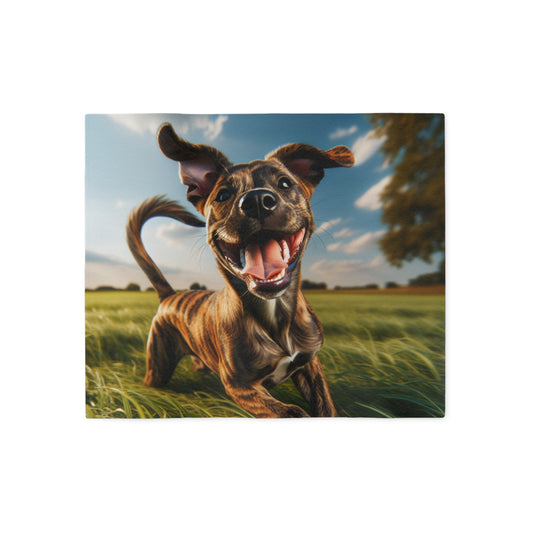 Treeing Tennessee Brindle Sweatshirt Blanket