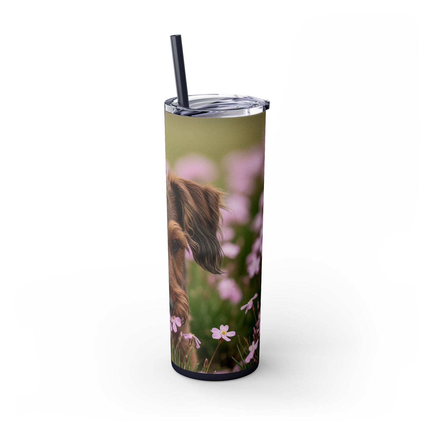 Gobelet isotherme Cesky Terrier avec paille, 590 ml