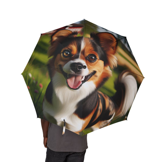 Danish-Swedish Farmdog Semi-Automatic Foldable Umbrella