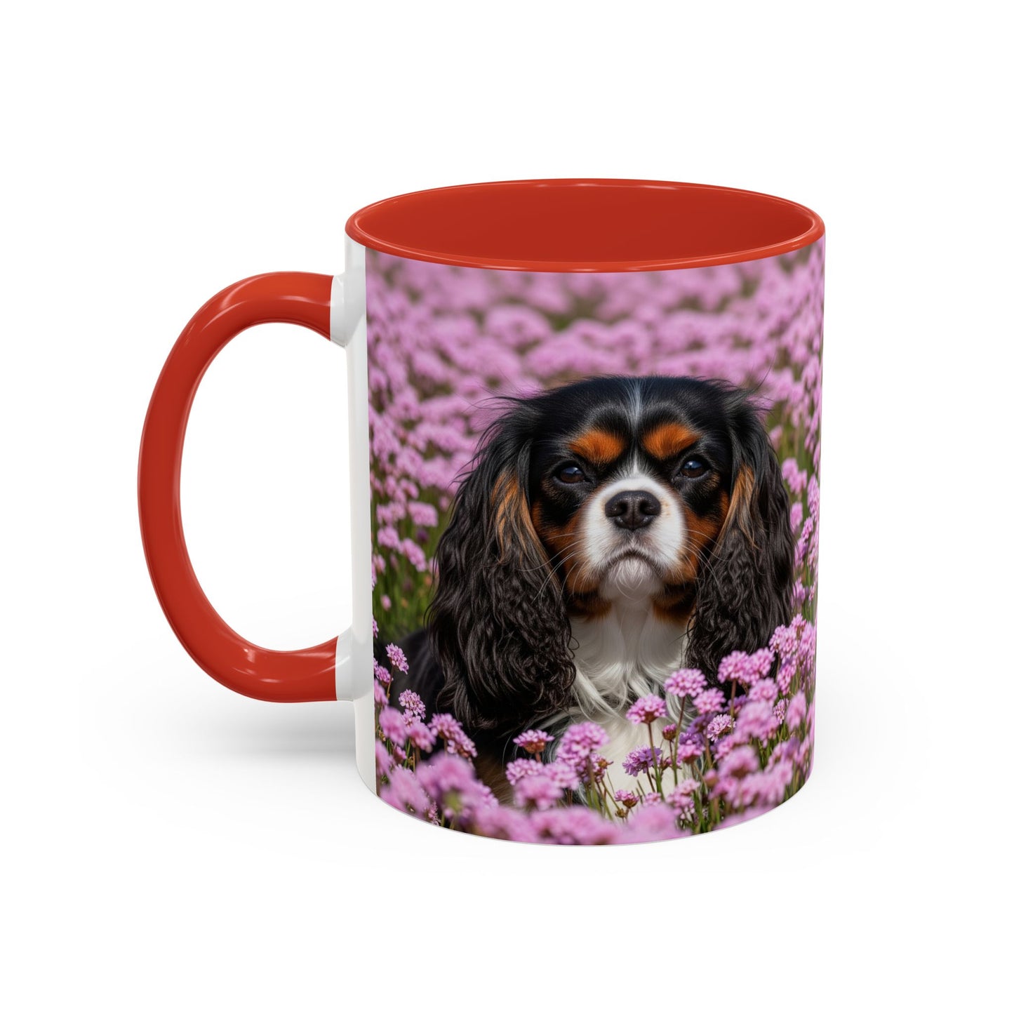 Taza de café con detalles de King Charles Spaniel: el regalo perfecto para los amantes de los perros.