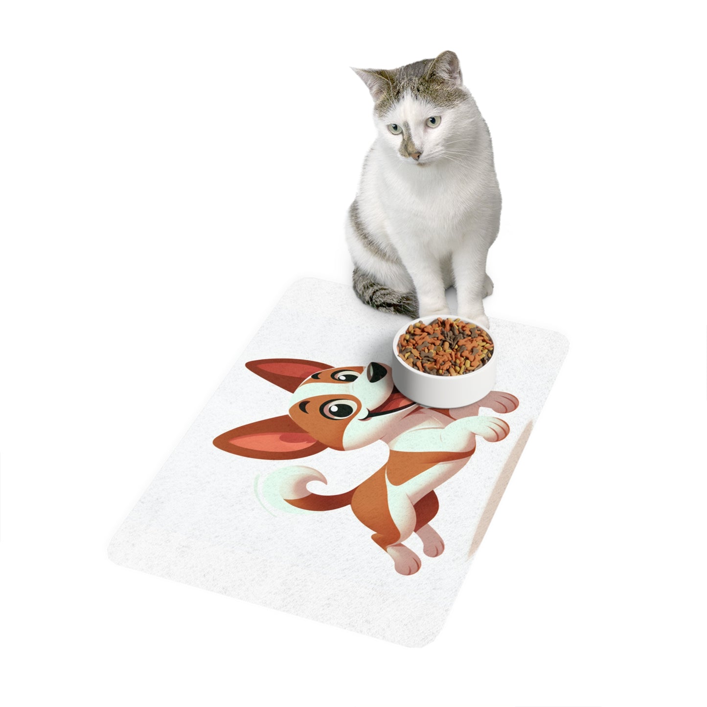 Pet Food Mat (12x18) - Basenji