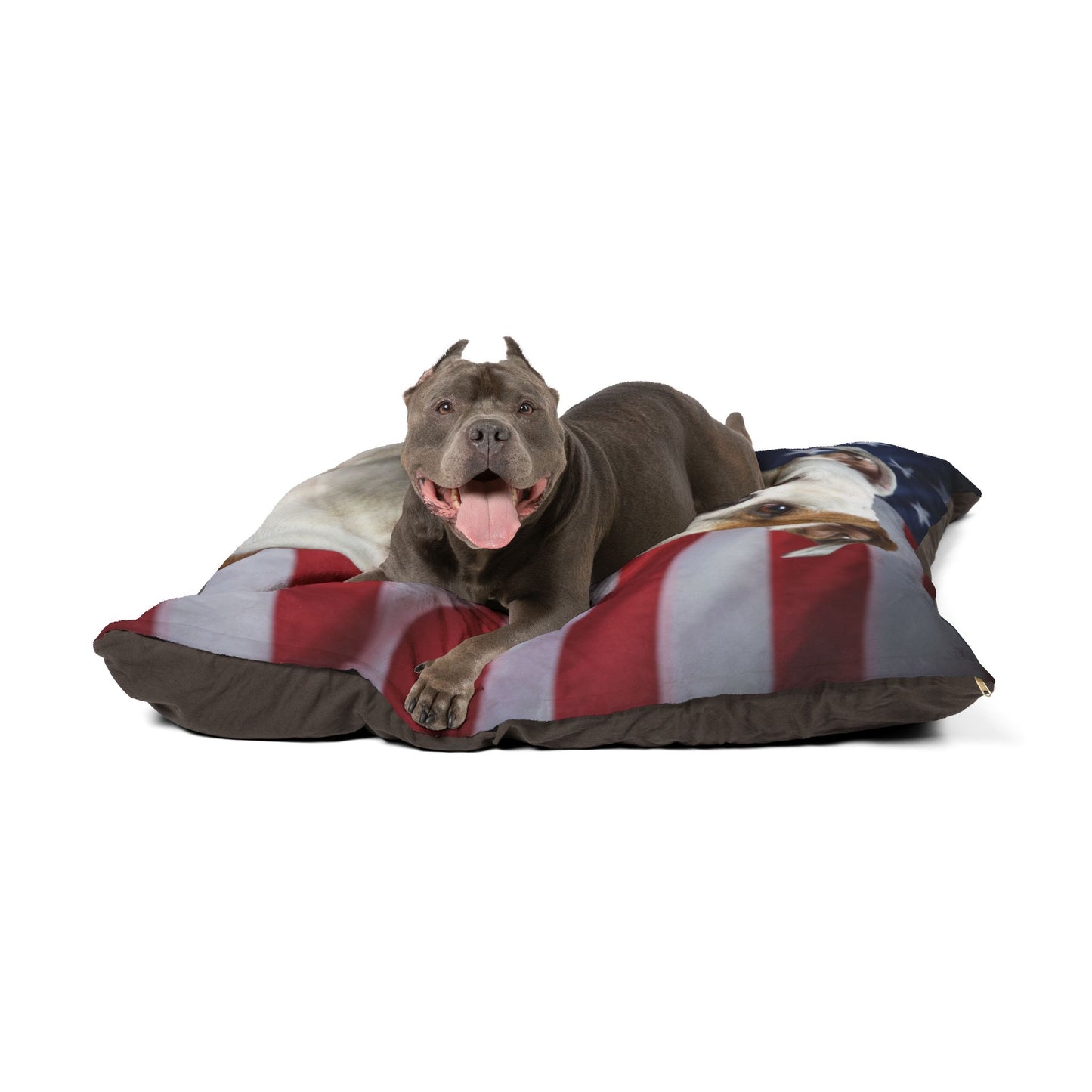 American Bulldog Patriotic Pet Bed