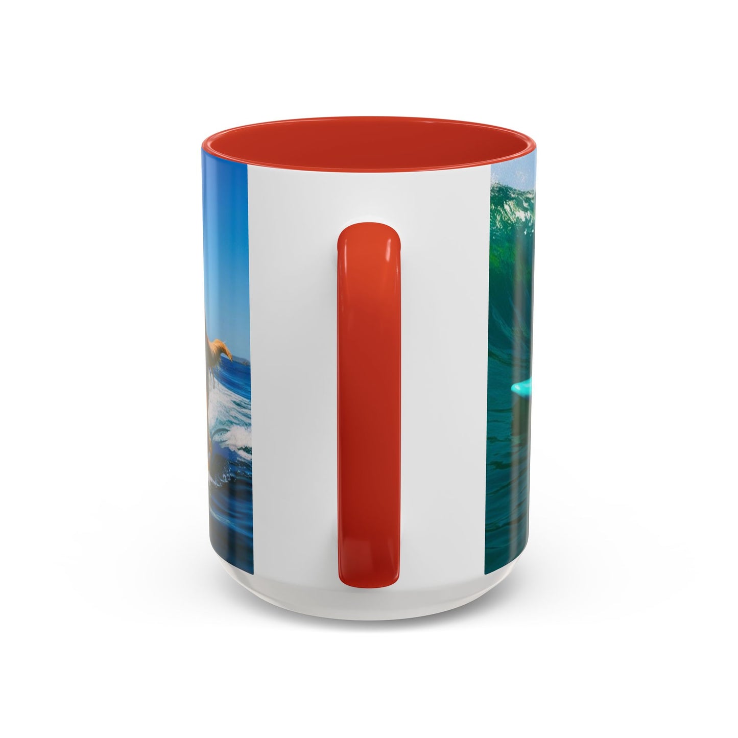 Mug à café Surf Dogs Accent - Cadeau idéal pour les amoureux des chiens