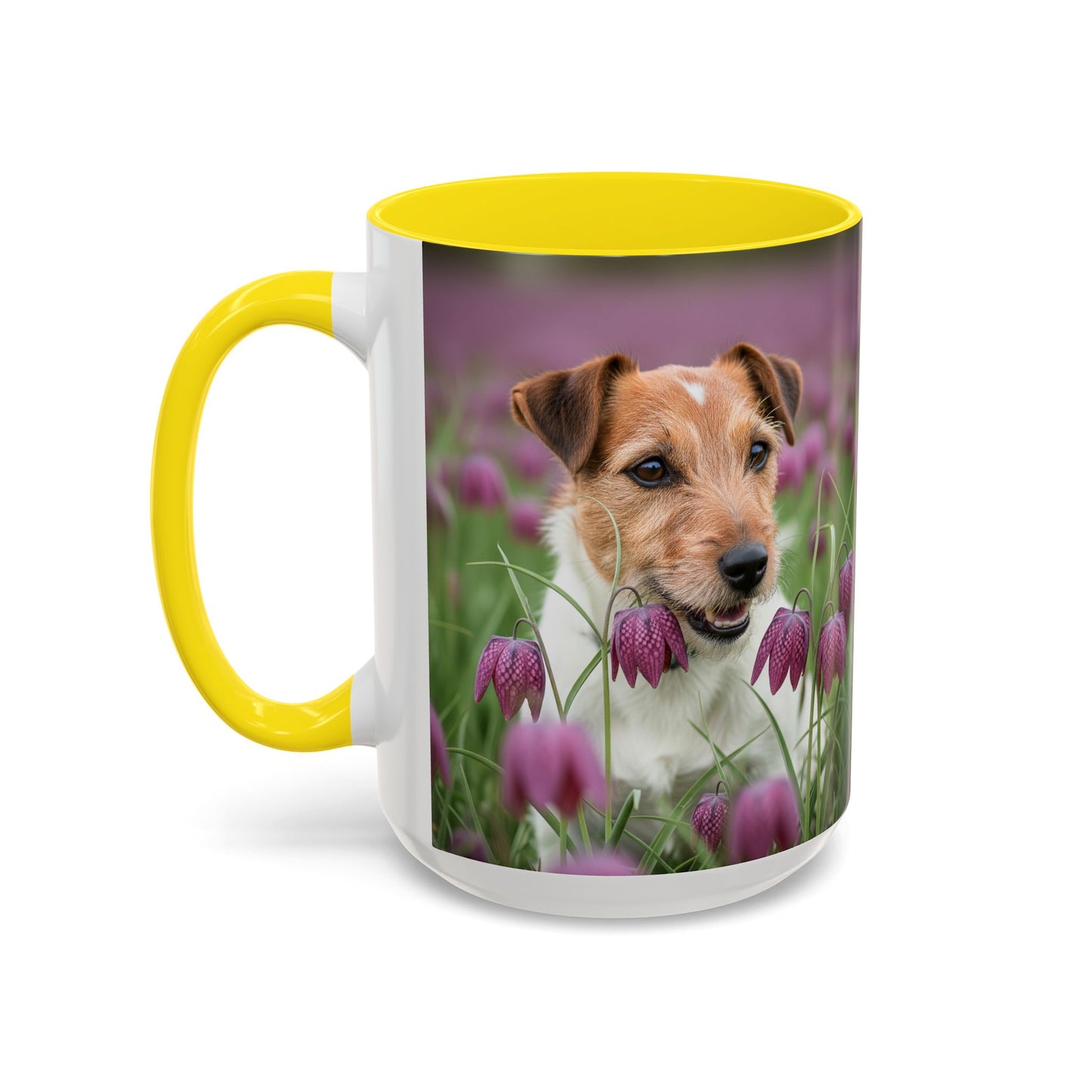 Russell Terrier Accent Coffee Mug - Perfect Gift for Dog Lovers