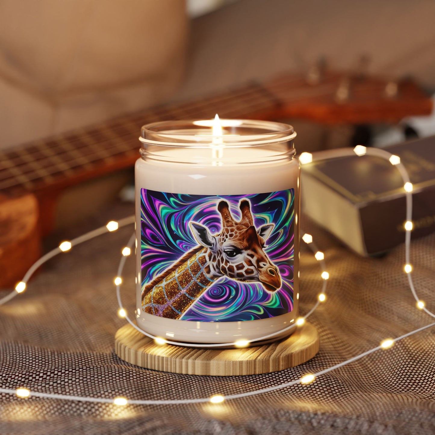 Psychedelic Giraffe- Scented Soy Candle, 9oz