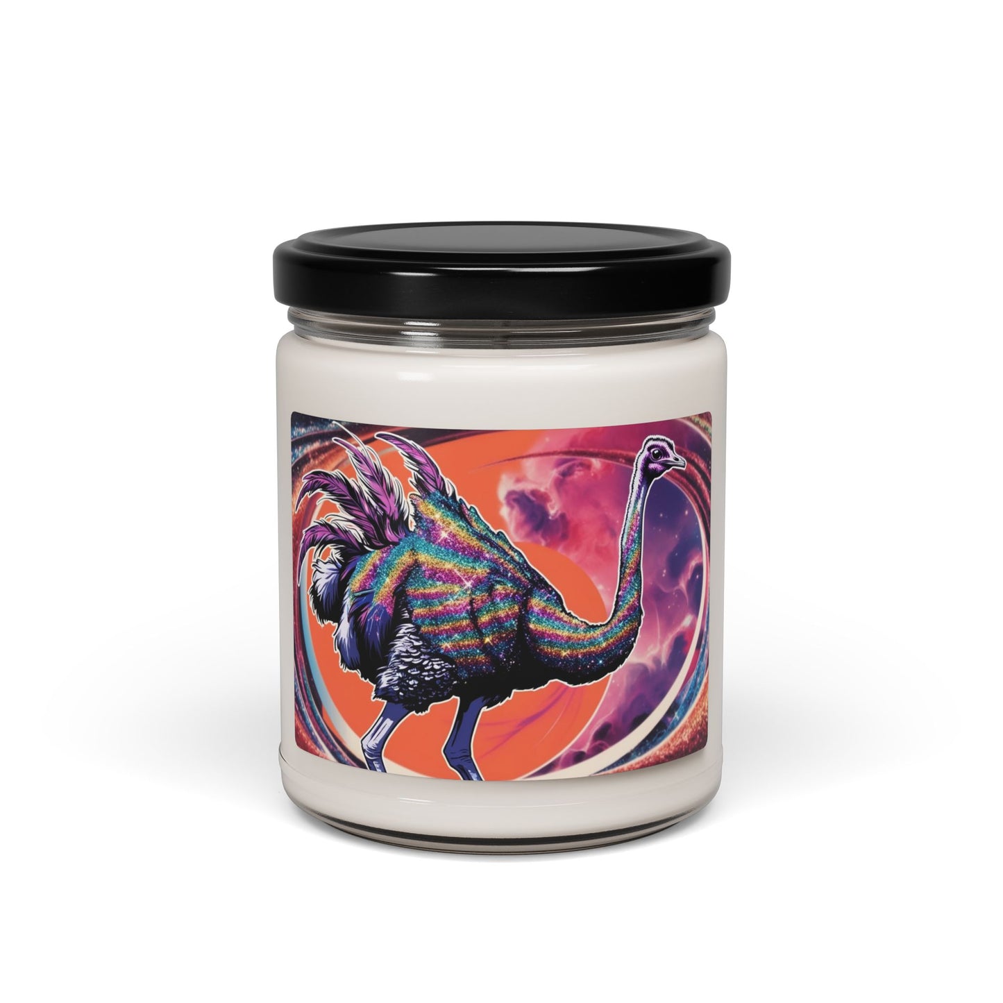 Glittery Ostrich- Scented Soy Candle, 9oz